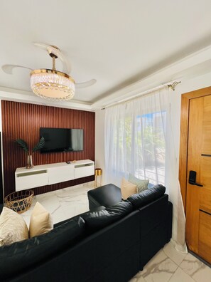 Living area - Private swimming pool in punta cana, electricity included (Punta Cana)