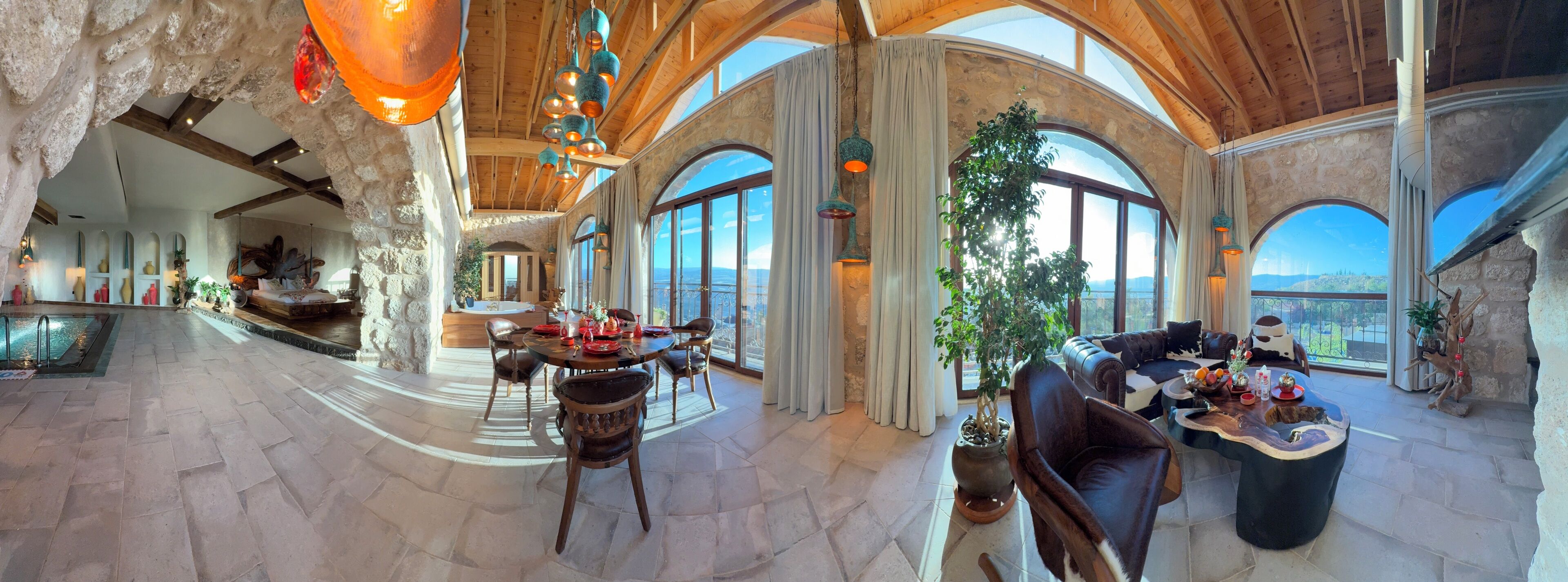 Suite Royal, vista a la montaña | Restaurantes