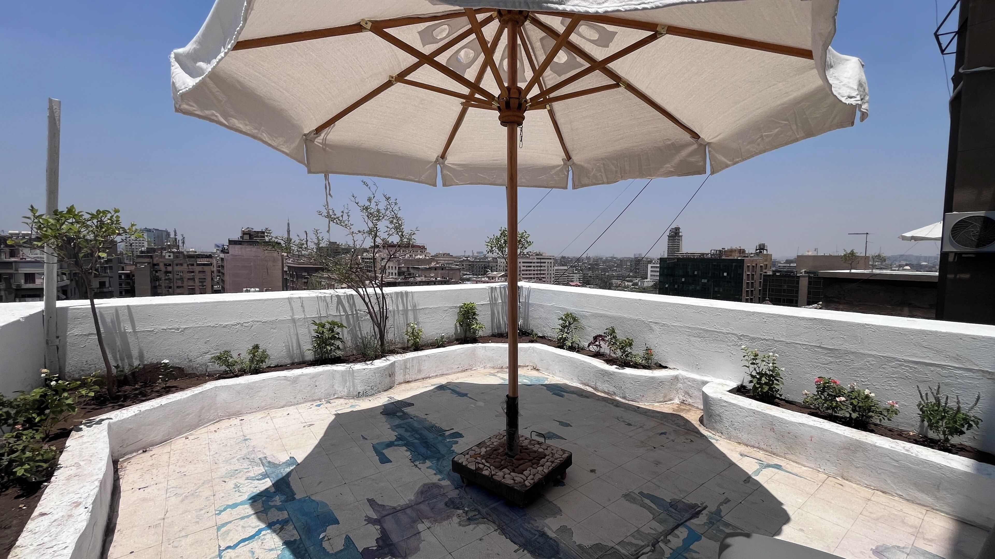 Habitación Deluxe doble | Terraza o patio