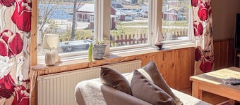 Cozy house with lake view in pleasant fishing village.