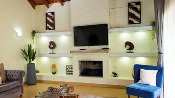 Villa, 3 chambres, piscine privée | Salle de séjour