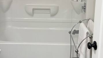 Towels, soap, toilet paper