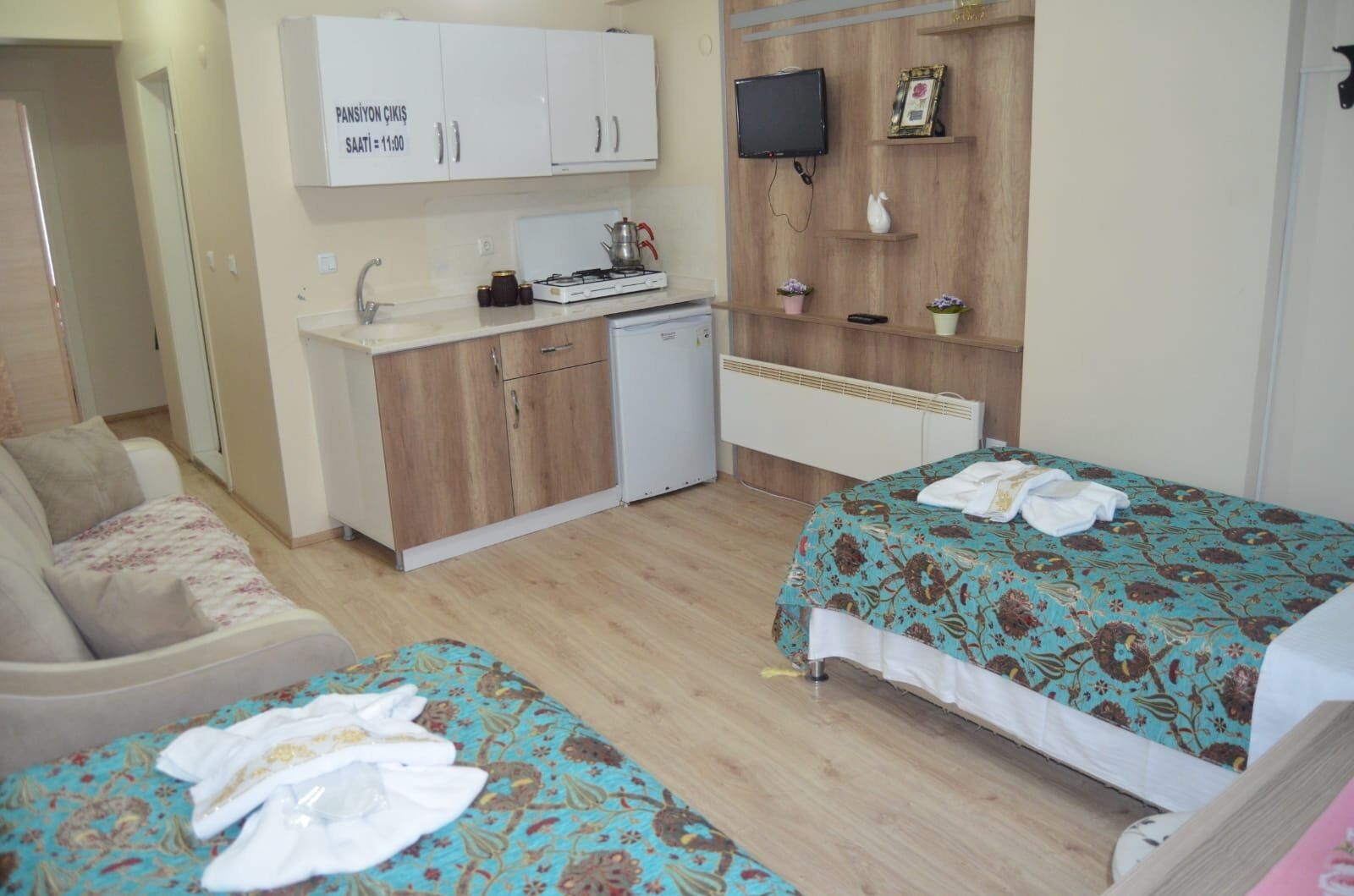 Habitación estándar con 2 camas individuales, vista a la playa | Wifi gratis 