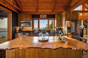Coffee/tea maker, fridge, microwave, oven - Private Wellness Retreat | Epic Mtn Views + Sauna (Sevierville)