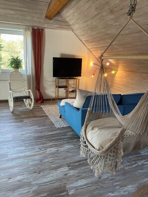Living area - Haus zur Egge - Holiday apartment in Altenbeken (Altenbeken)