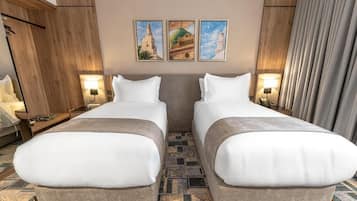 Premier Double or Twin Room, City View | In-room safe, laptop workspace, soundproofing, iron/ironing board