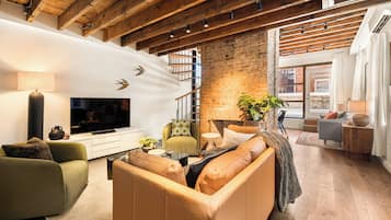 Luxury Condo, City View | Living area