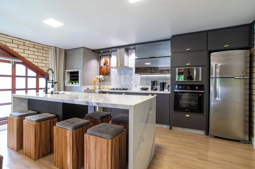 Studio with Pool, Stove, BBQ and Pet Friendly | Novo Hamburgo RS