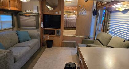 Comfortable RV in a farm