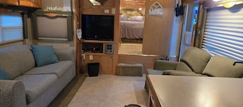 Comfortable RV in a farm