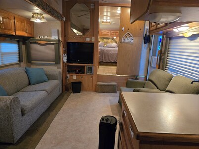Comfortable RV in a farm