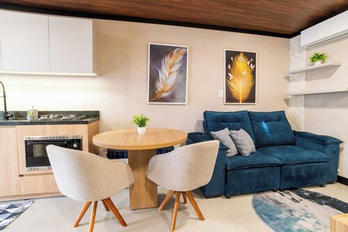 Studio for Work and Relaxation | Pool + AC | Pet Friendly | Novo Hamburgo