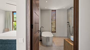 Shower, hair dryer