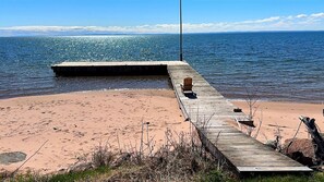 Beach - Cedar Lodge Overlooking Lake Superior on Madeline Island (LaPointe)