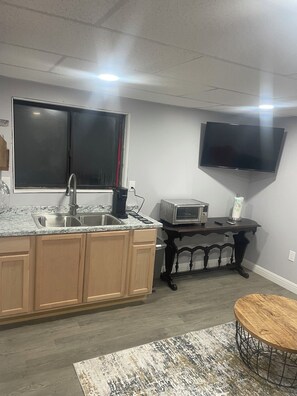 Interior - Cozy 1-bedroom 1 bath with pull out couch that sleeps 4 people comfortably. (Hendersonville)