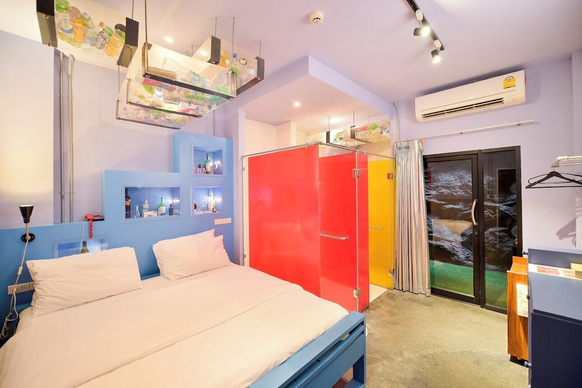 Habitación doble estándar, 1 cama Queen size, para no fumadores, baño privado | Wifi gratis