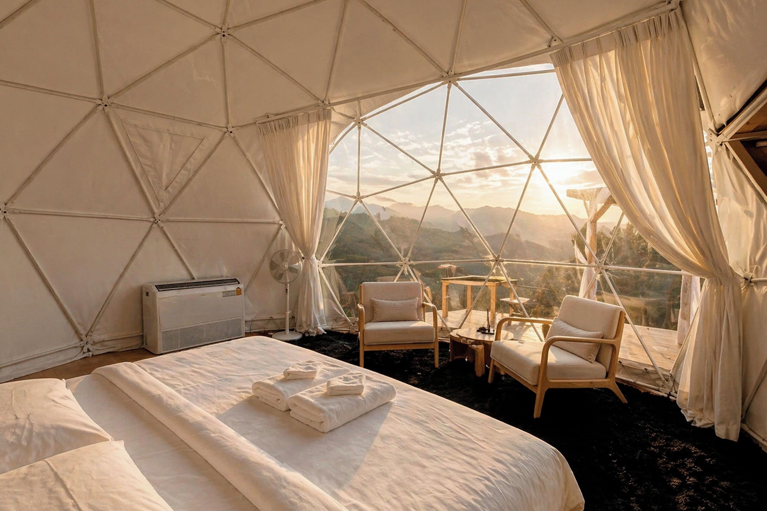 Luxury Dome | WiFi (free), bed sheets