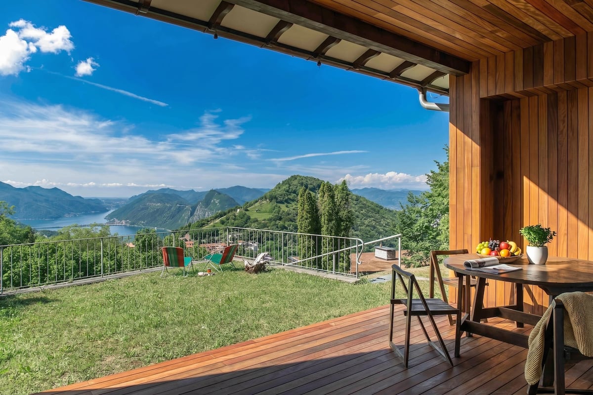 Nhà dành cho gia đình, 2 phòng ngủ, lò sưởi, cạnh núi (Luxury Nature Retreat Villa) | Quang cảnh hồ