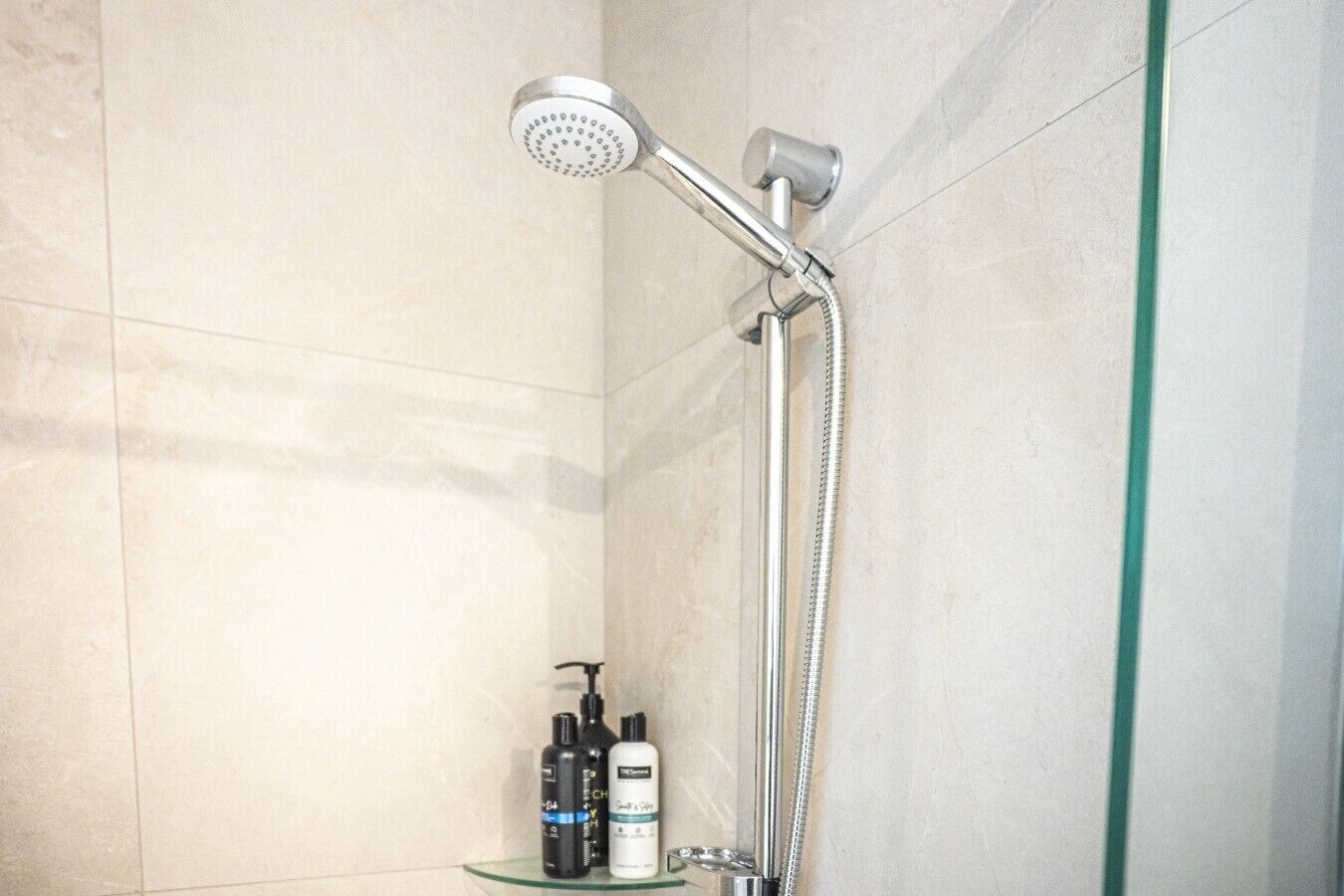 Hair dryer, towels