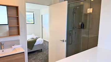 Hair dryer, towels