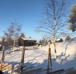 Ferienhaus, 3 Schlafzimmer, barrierefrei, Balkon | Unterkunftsgelände