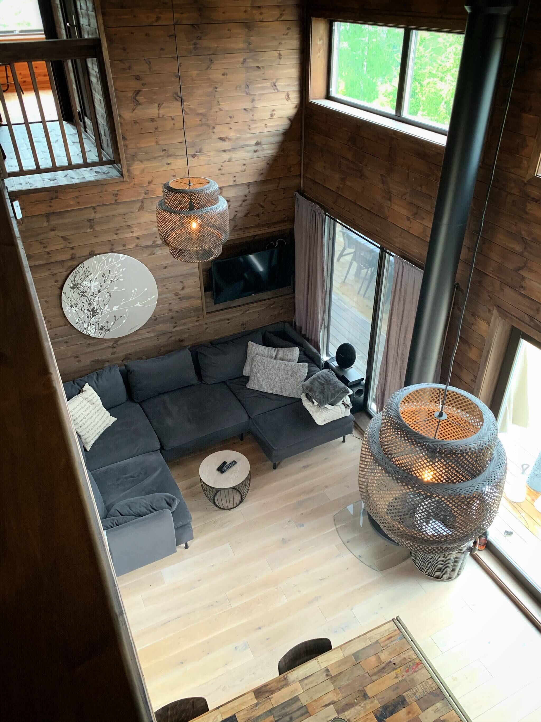Maison, 3 chambres, accessible aux personnes à mobilité réduite, balcon | Coin séjour