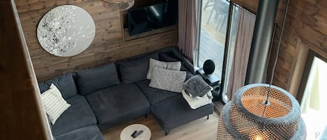 Maison, 3 chambres, accessible aux personnes à mobilité réduite, balcon | Coin séjour