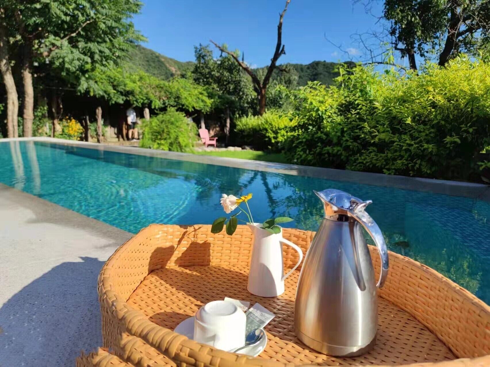 Seasonal outdoor pool