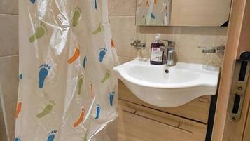 Towels, soap, toilet paper