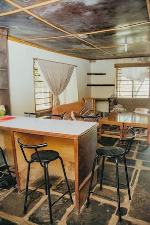 Family House, Balcony, Garden View | Private kitchen - The Darad House Diani (Ukunda)