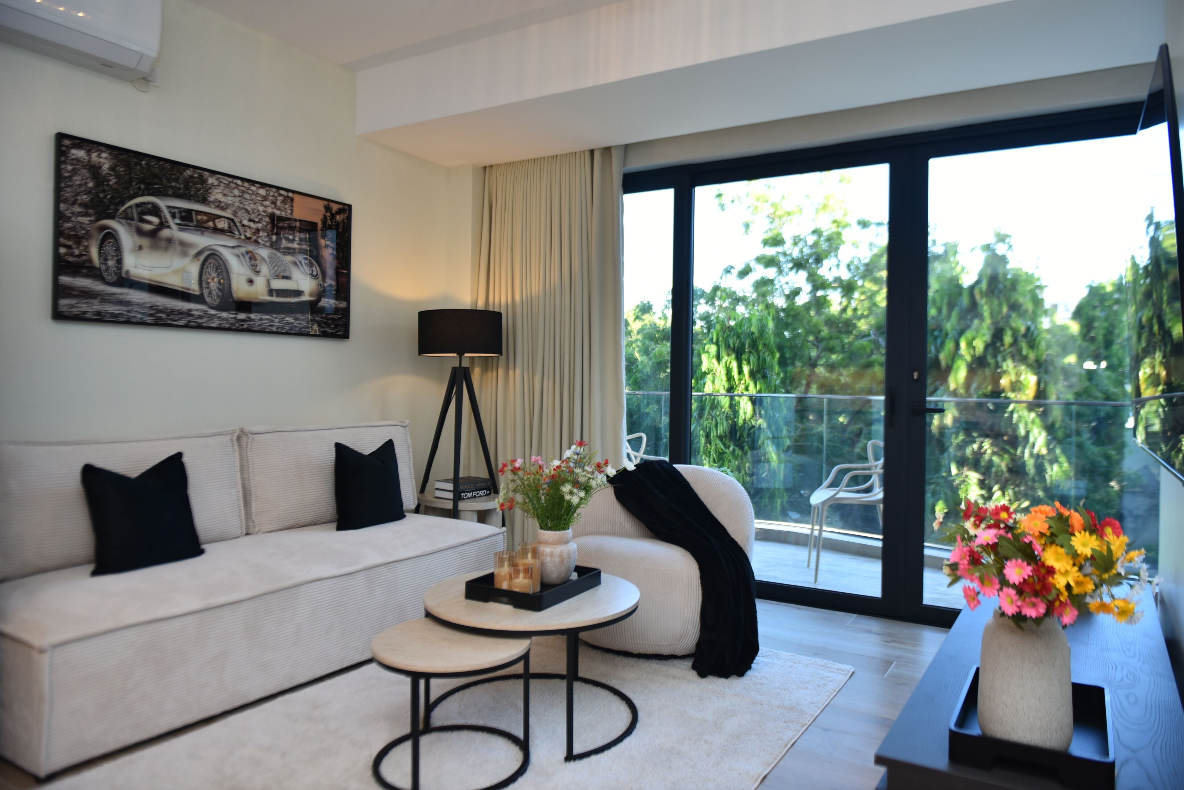 Appartamento, 1 camera da letto, balcone | Soggiorno