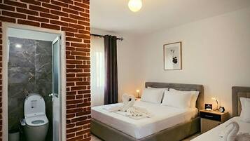 2 chambres, fer et planche Ă repasser, Wi-Fi gratuit, draps fournis