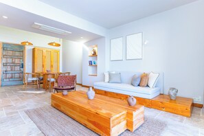 Luxury Villa, Sea View | Living area