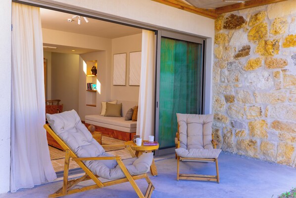 Luxury Villa, Sea View | Terrace/patio
