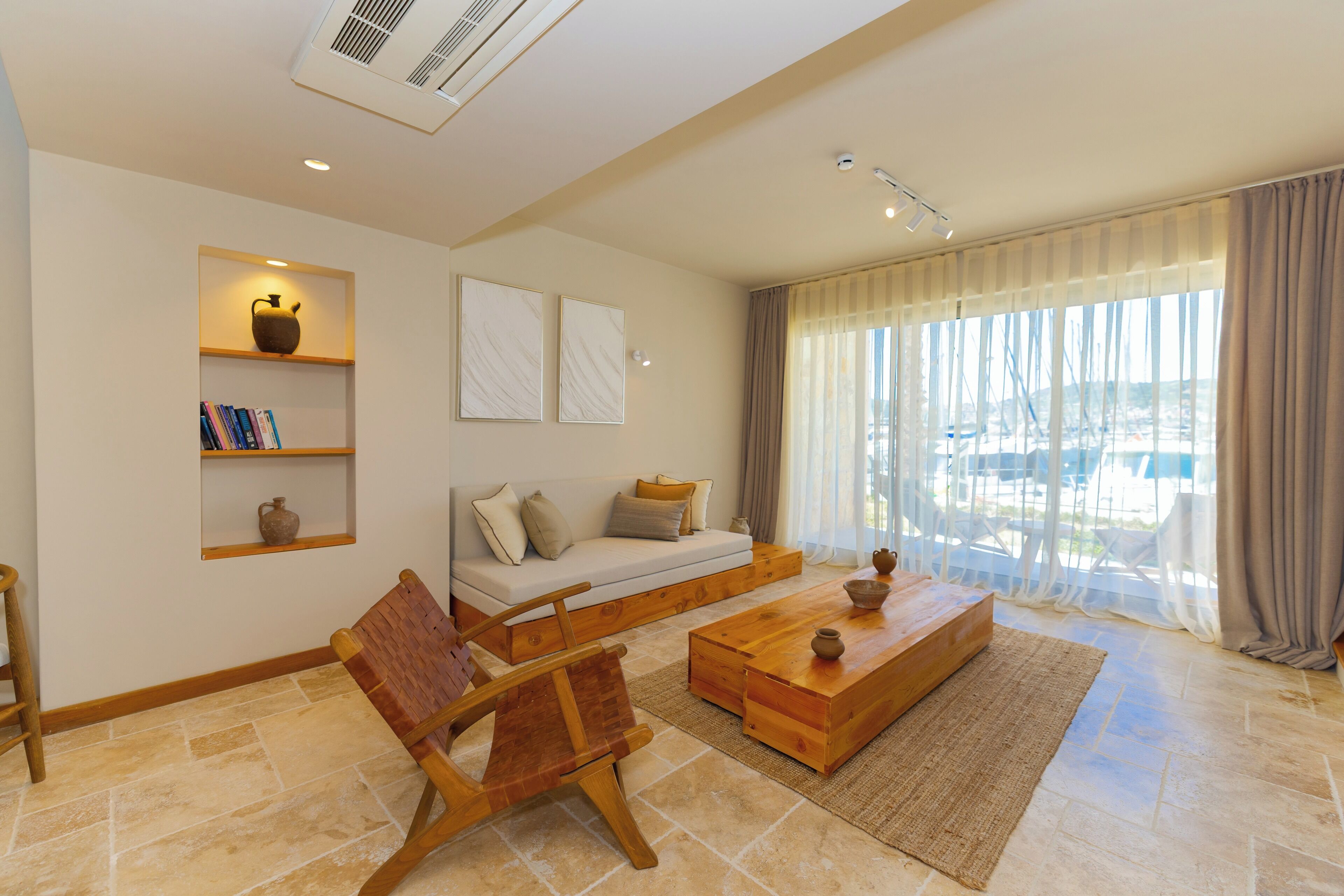 Luxury Villa, Sea View | Living area