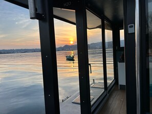 Casa rodante, vista al río | Vista desde la propiedad
