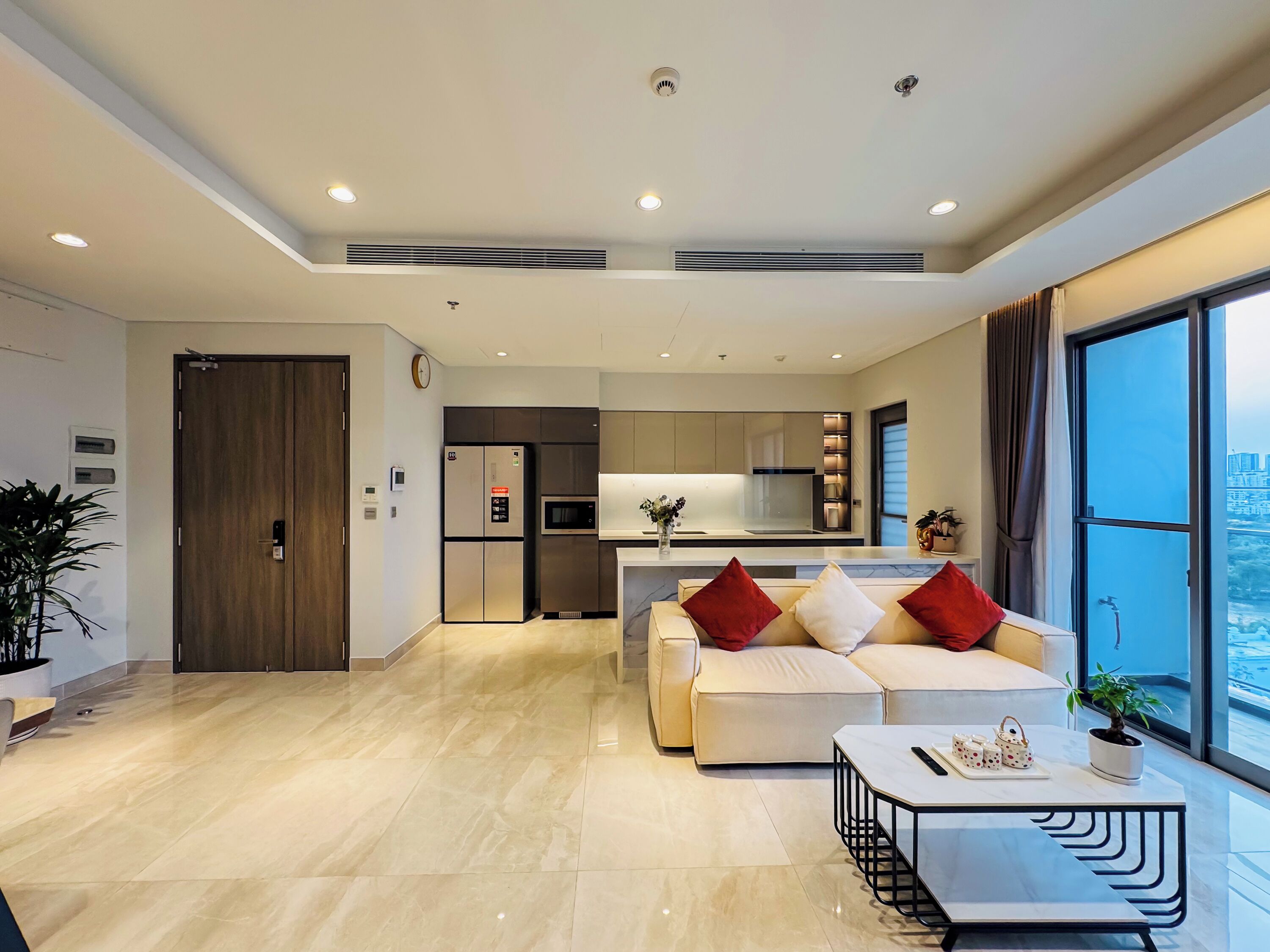 Basic-Apartment, Balkon, Stadtblick | Innenbereich