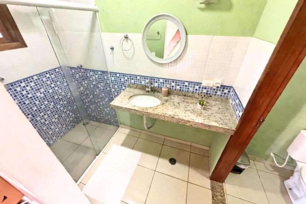 Chambre Quadruple Familiale, vue mer | Salle de bain