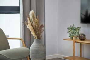 Appartement Standard, vue ville | Coin séjour