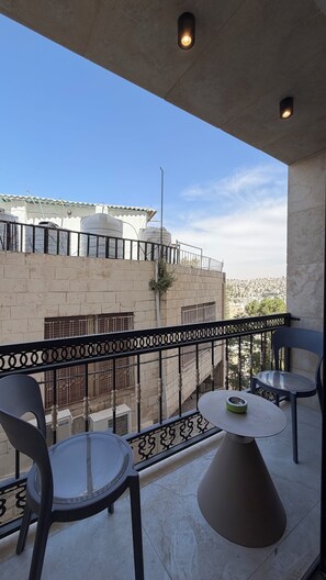 Apartment, 1 Bedroom, Accessible, Smoking | Balcony - 201 Tara-jre Jabal Al Lweibdeh With Stunning View (Amman)