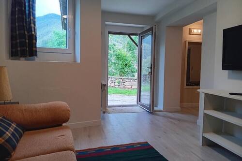 Studio, Patio, Mountain View | Living area