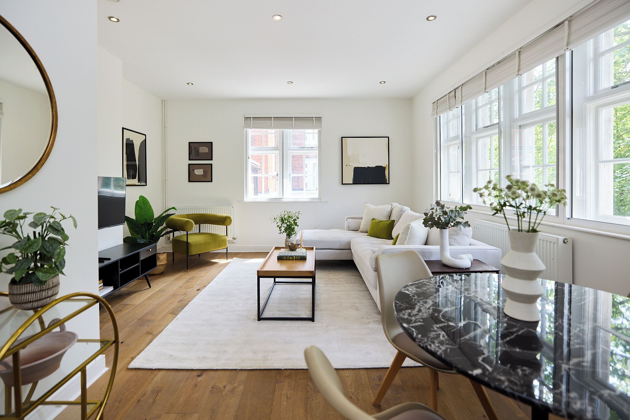 Departamento, patio | Área de sala de estar