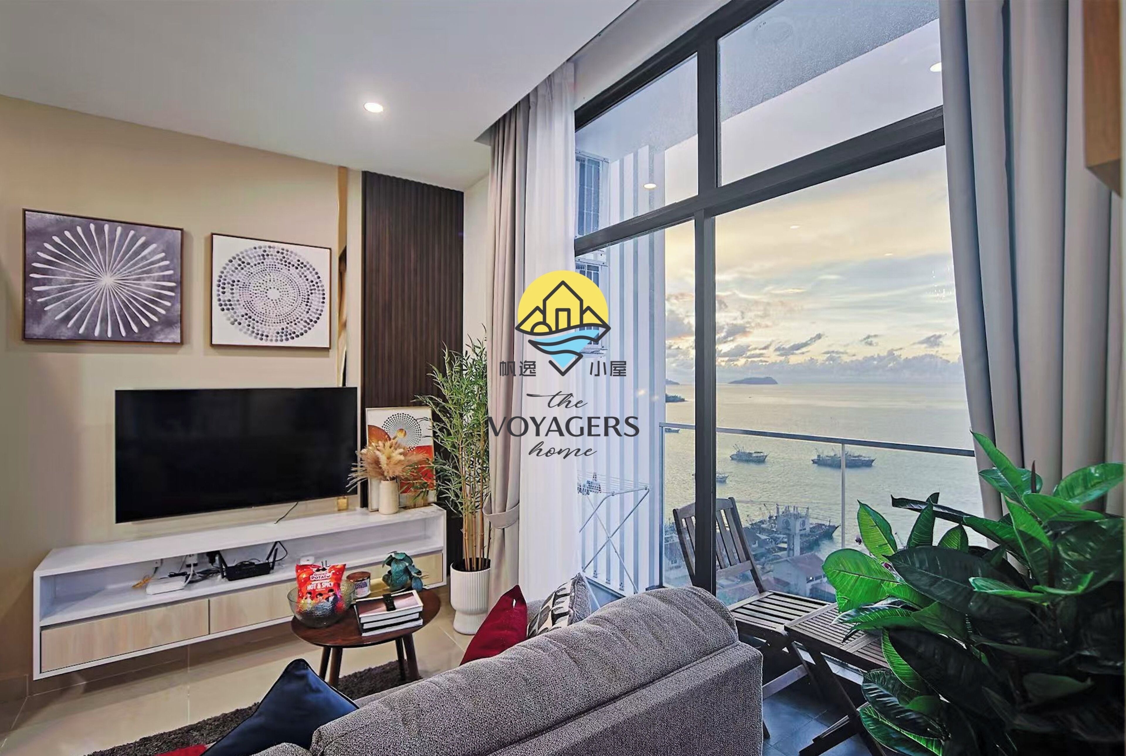 Suite Premium, 2 kamar tidur, kamar mandi pribadi, pemandangan laut | Interior