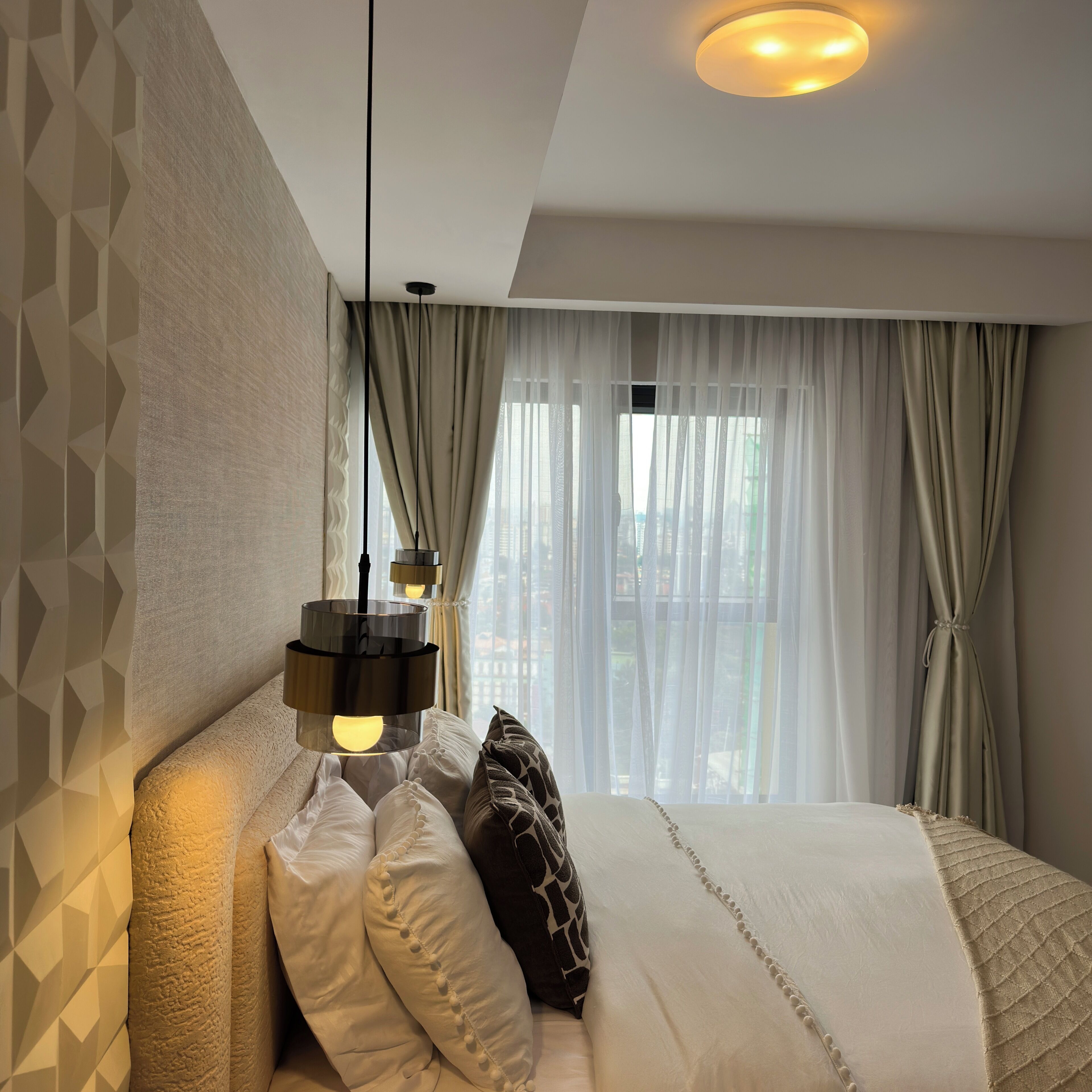 Business Apartment | Langsir/tirai gelap terus, seterika/papan seterika, Wi-fi percuma 