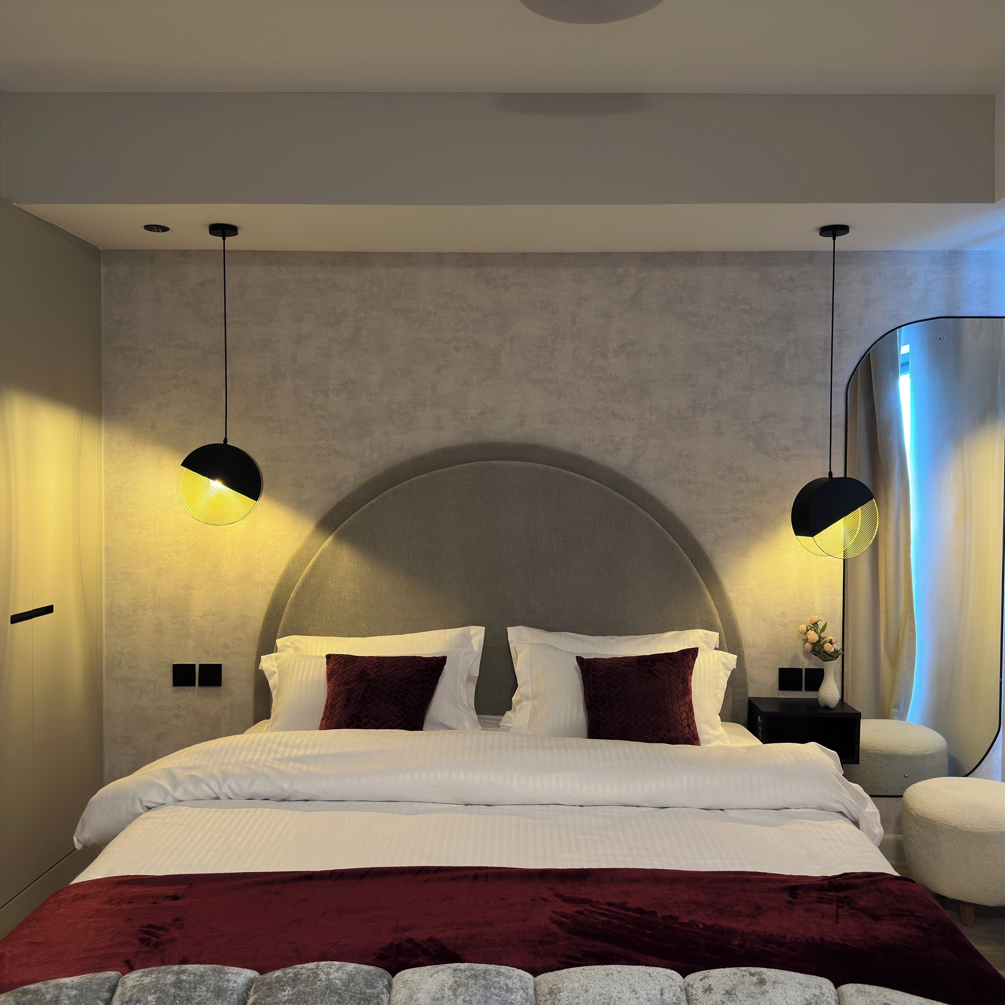 Luxury Studio, City View | Blackout drapes, iron/ironing board (on request), WiFi (free)