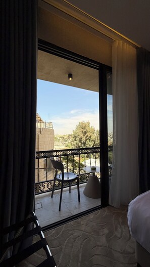 Apartment, 1 Bedroom, Accessible, Smoking | Balcony - 203 Tara-jre Jabal Al Lweibdeh With Stunning View (Amman)