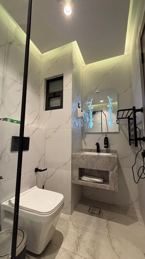 Apartment, 1 Bedroom, Accessible, Smoking | Bathroom - 203 Tara-jre Jabal Al Lweibdeh With Stunning View (Amman)