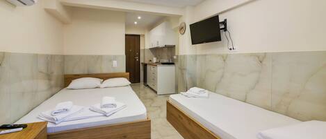 1 habitación, wifi y ropa de cama