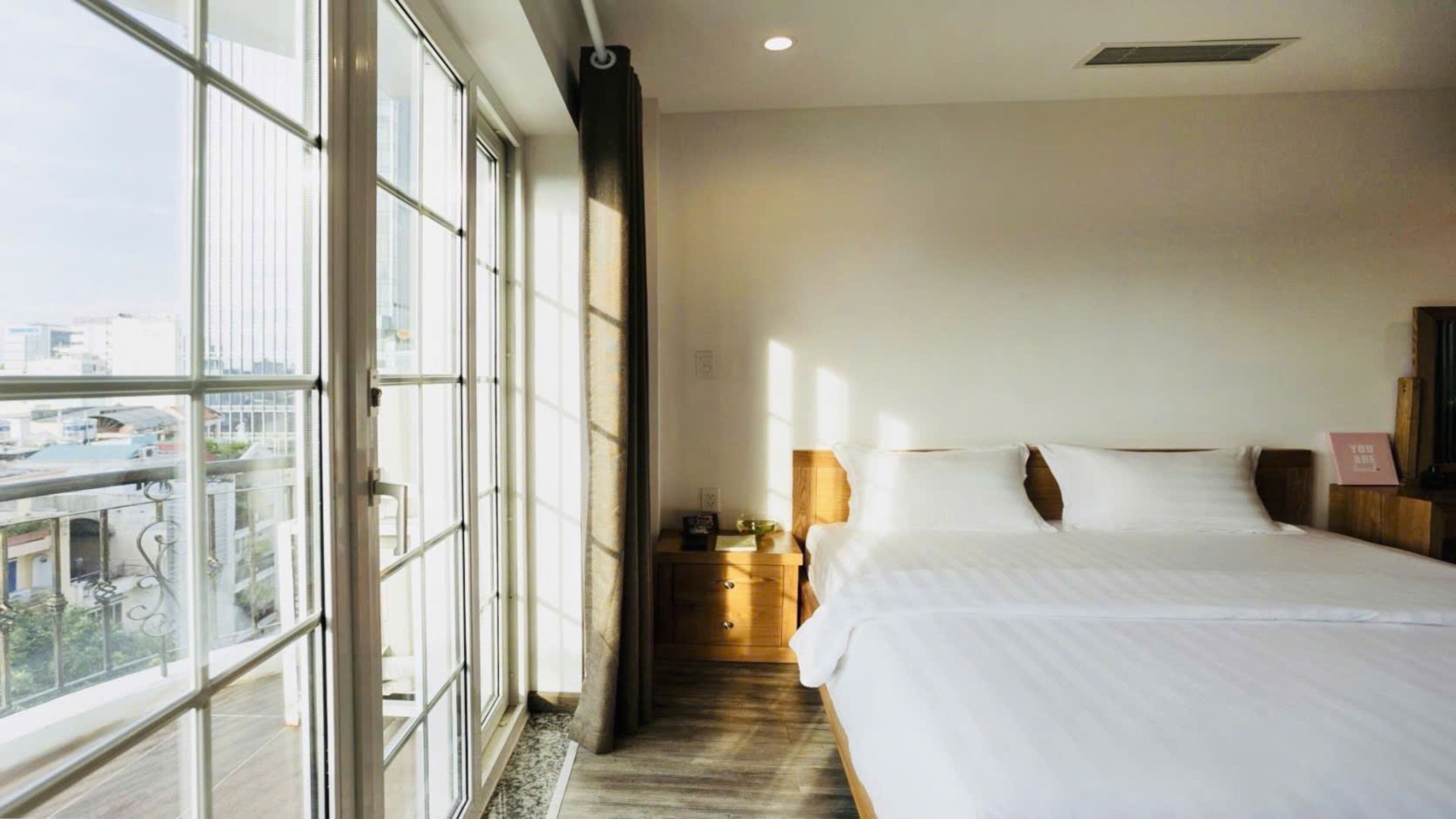 Departamento Premium, 1 habitación, vista a la ciudad | Sábanas de algodón egipcio y ropa de cama de alta calidad 
