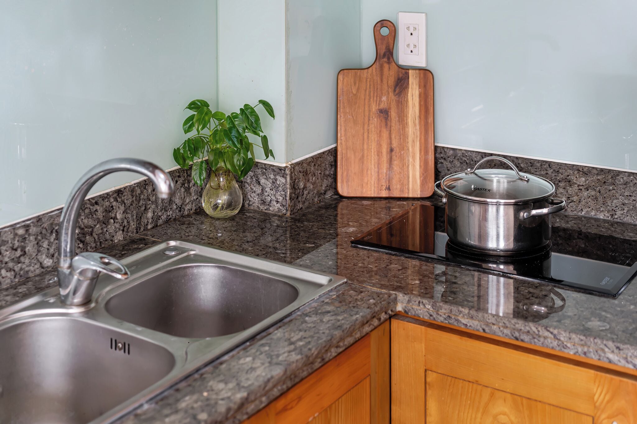 Studio Premium, vue ville | Cuisine privée | Réfrigérateur, micro-ondes, plaque de cuisson, cuiseur de riz